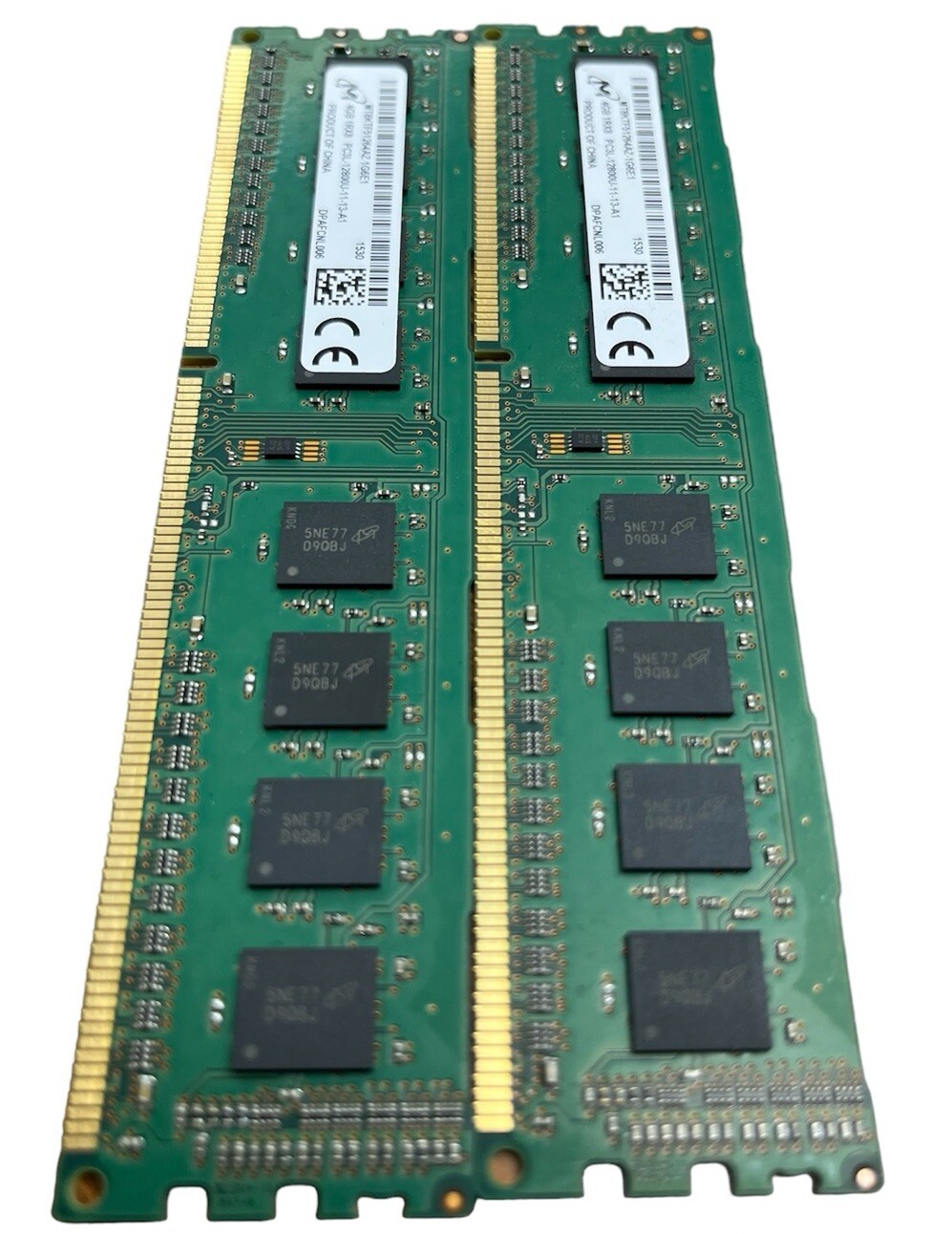 MT8KTF51264HZ-1G6E1 OEM MICRON PC Memory 2x4GB 1Rx8 PC3L-12800U-11-13-A1