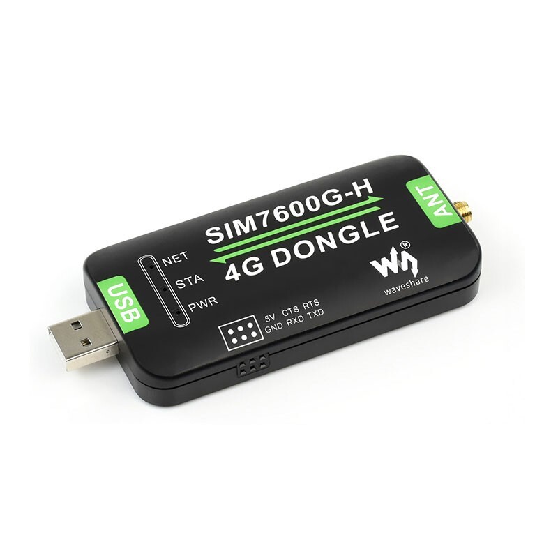 4G DONGLE Industrial Dongle with Antenna Supports GNSS Positioning SIM7600G-H
