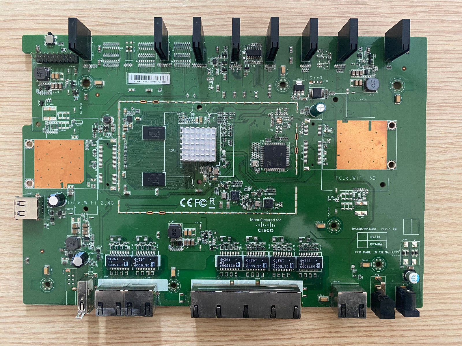 Cisco RV340 -K9-NA V04 4-Ports 1000Mbps Dual WAN Gigabit VPN Router Motherboard