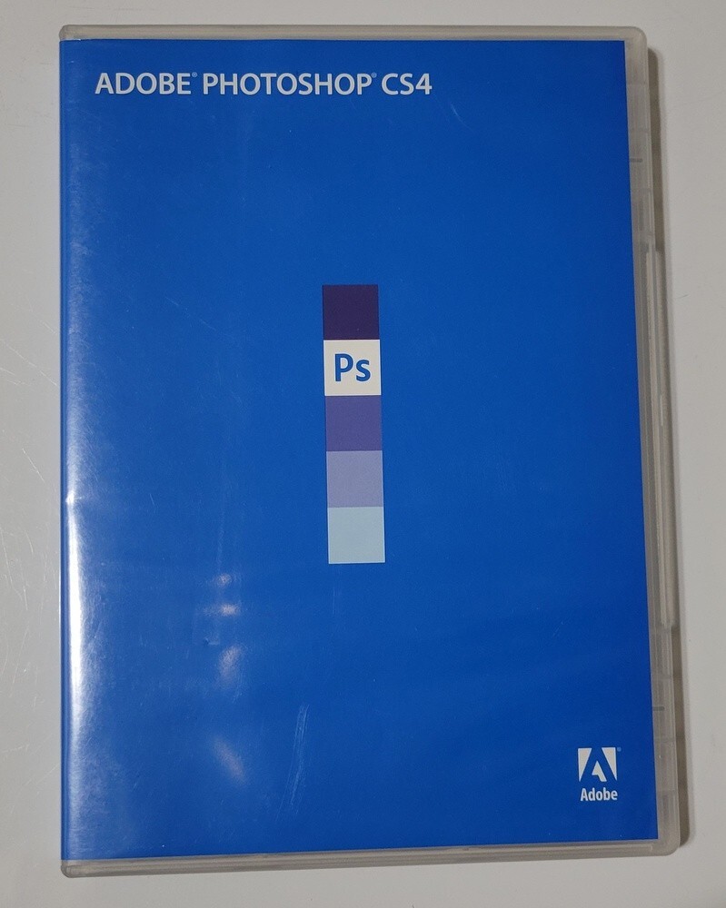 Adobe Photoshop CS4 UPGRADE for Windows w/key and Learning Creative Suite-4 DVD