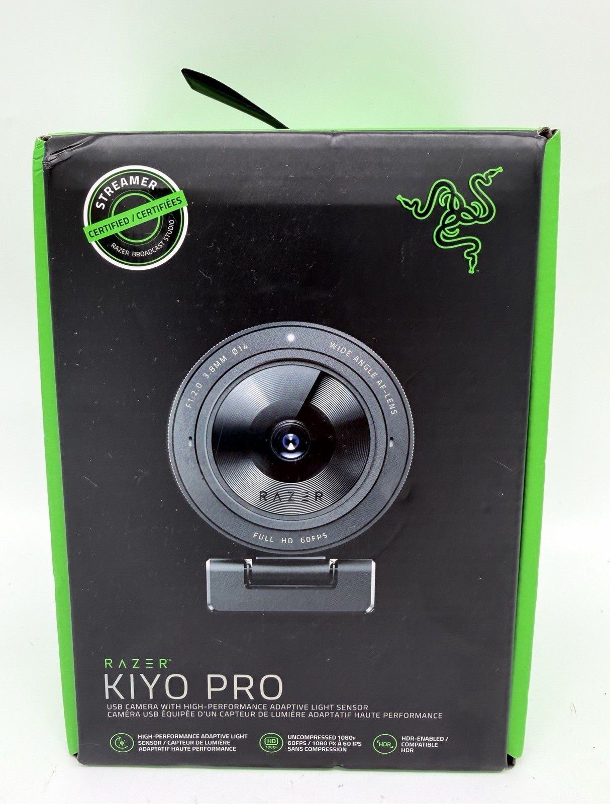 RAZER KIYO PRO WEBCAM 1080P 60FPS BLACK CAMERA