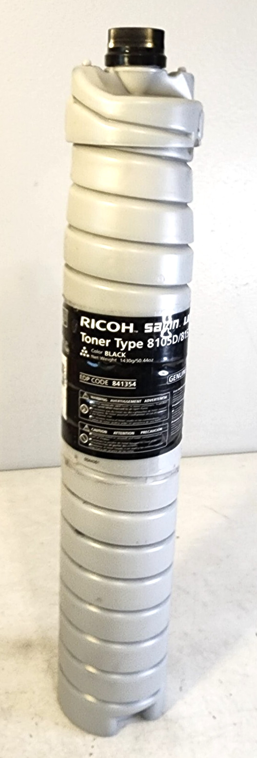 Ricoh Savin Lanier 841354 Black Toner 8105D Genuine New Without Box