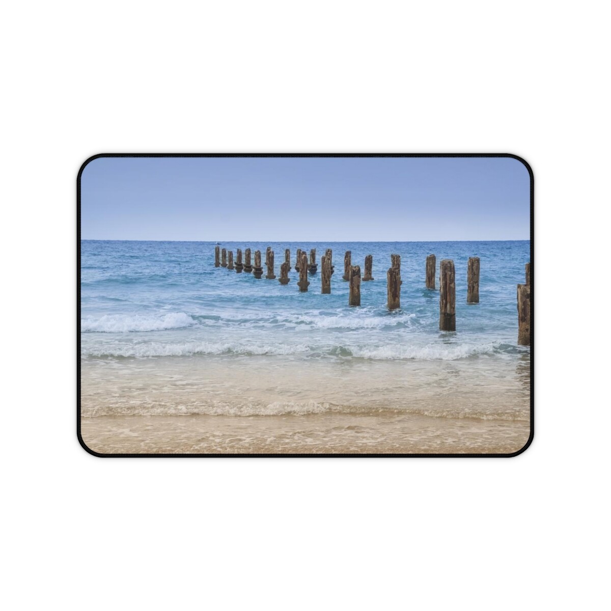 Desk Mat Seascape Ocean View Art Print Original Gift Mouse pad Landscape Waves