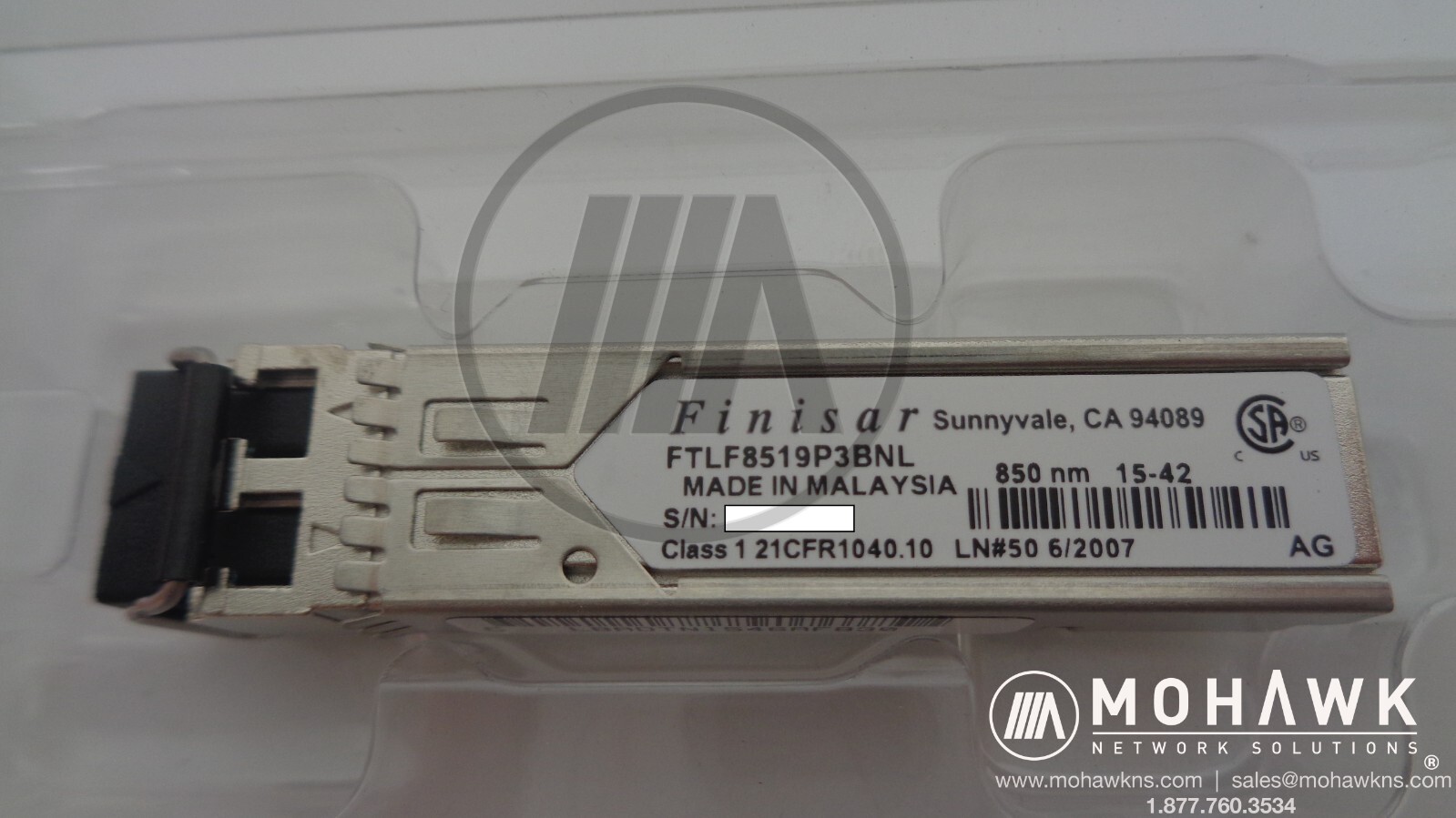 NEW Finisar FTLF8519P3BNL 1000BASE-SX SFP 850nm Optical Transceiver