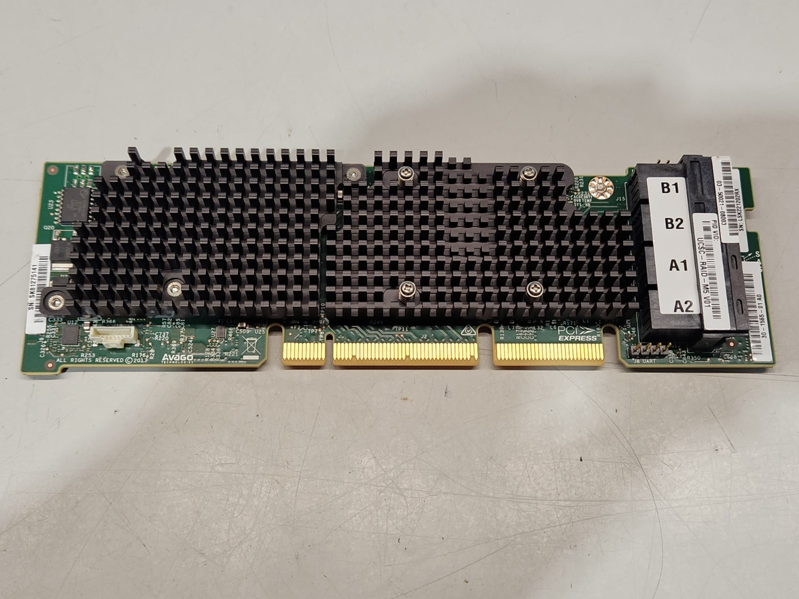 Cisco UCSC-RAID-M5 V01  30-1565-01 12GB/S SAS Modular RAID Controller
