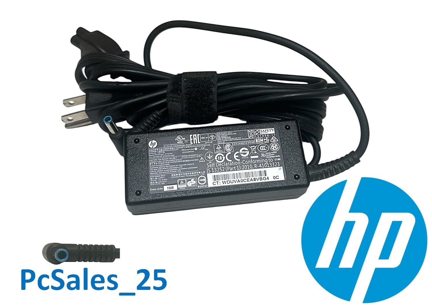 Lot 10 Genuine 45W HP AC Adapter Charger HP Laptop Blue pin Smart Power Supply