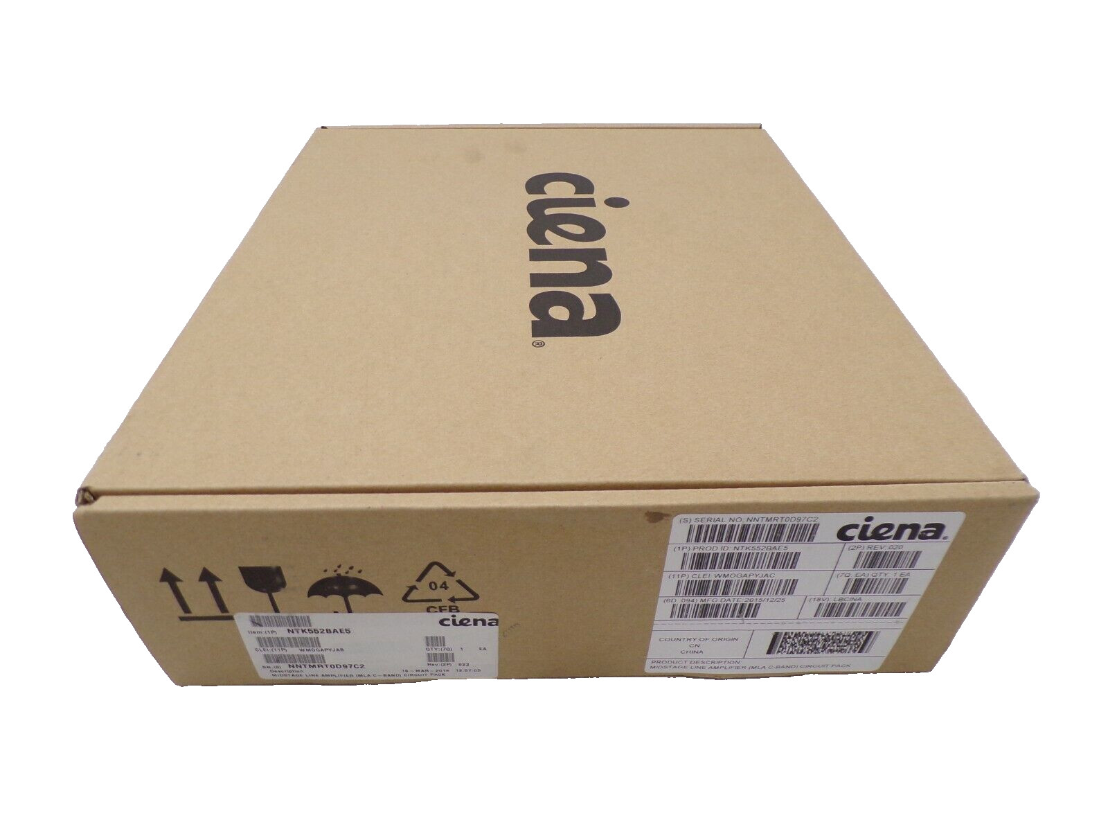 New Ciena NTK552BAE5 OME 6500 Midstage Line Amplifier CP WMOGAPYJAB