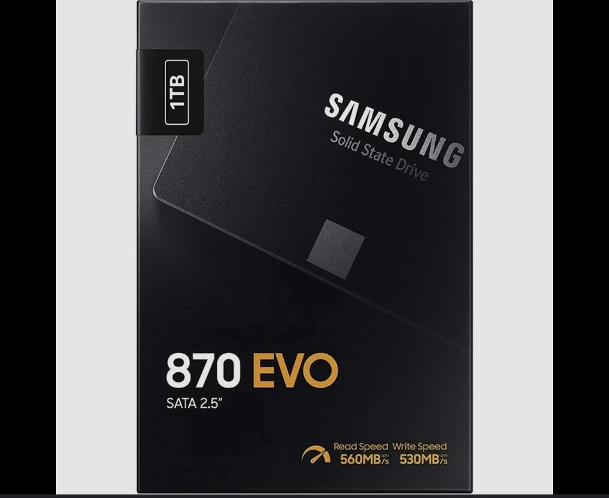 Samsung 870 EVO 1TB —2.5" SATA III SSD MZ-77E1T0 MZ-77E1T0B/AM *FACTORY SEALED-*