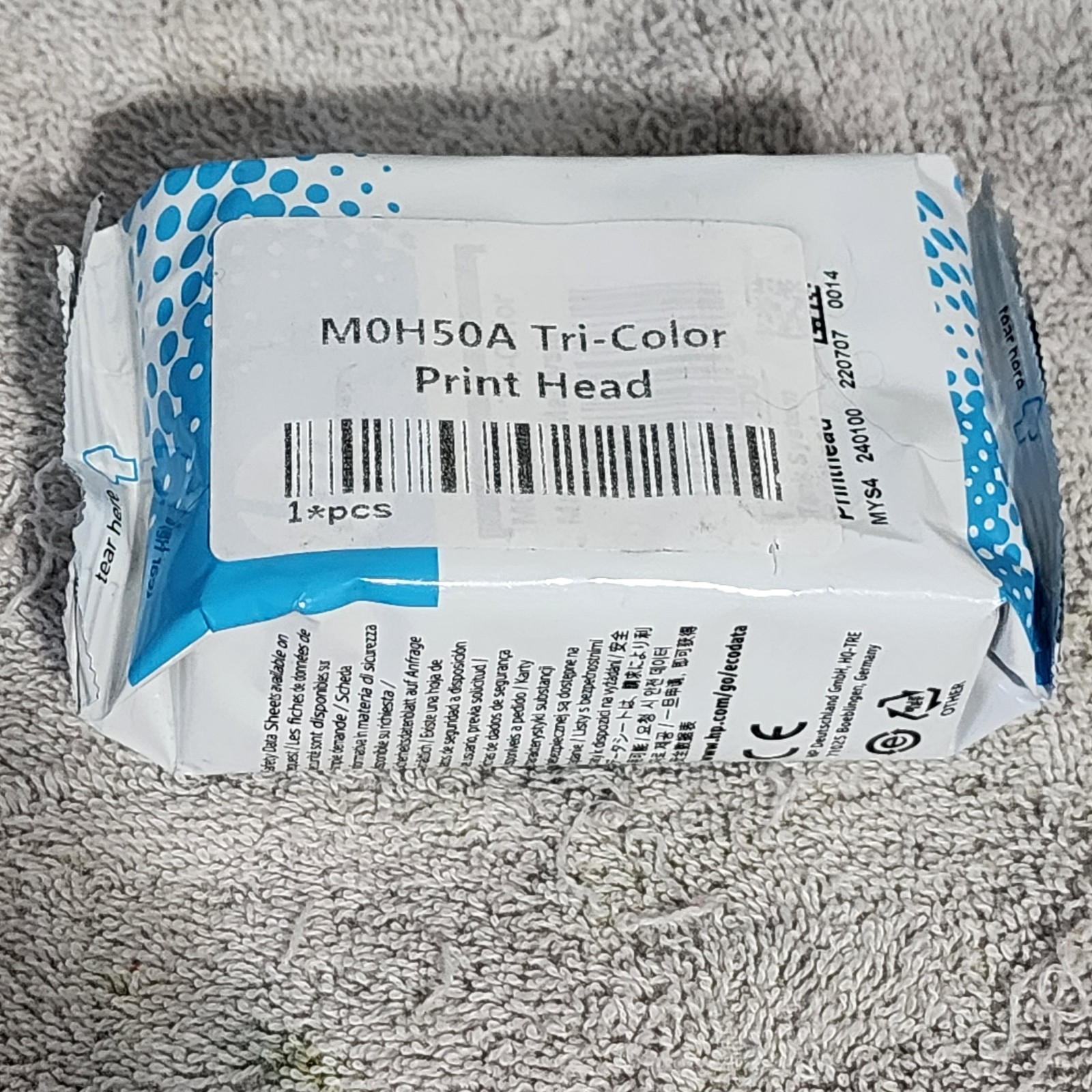 HP M0H50A Tank System Print Head Cartridge Tri-color Genuine New Sealed 2024