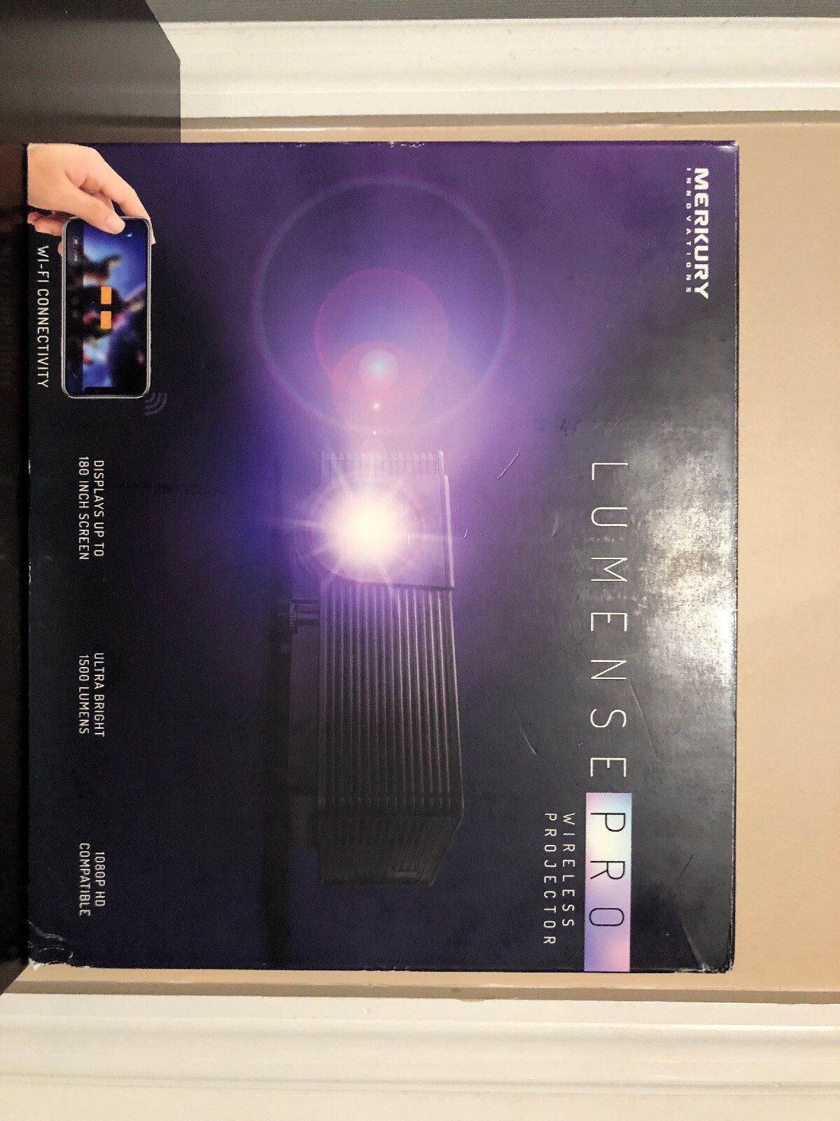 Merkury Innovations LUMENSE PRO Wireless Projector MI-PRJ03-199