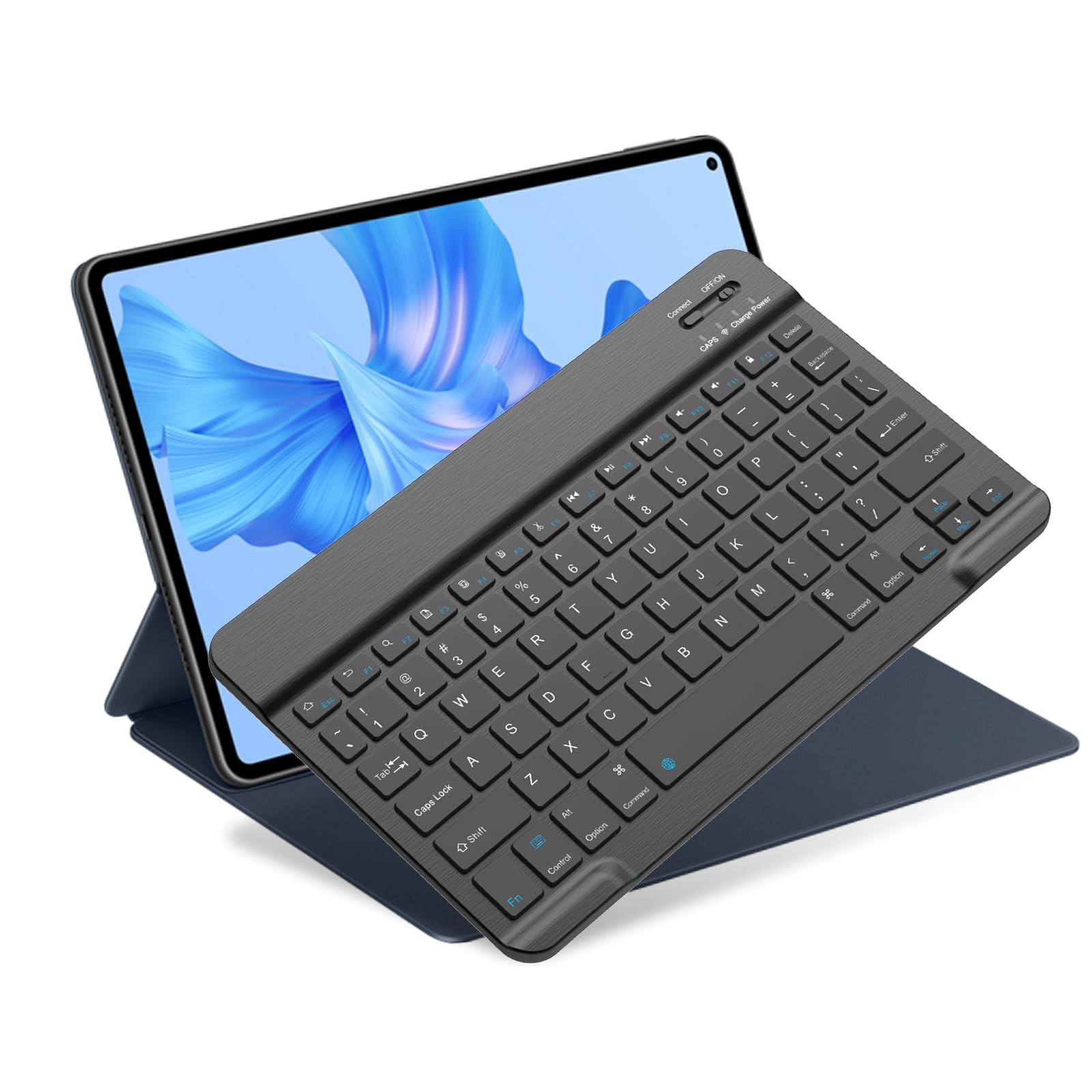 Teclado Inalámbrico Bluetooth Universal para Tabletas iPad y Android Samsung Tab