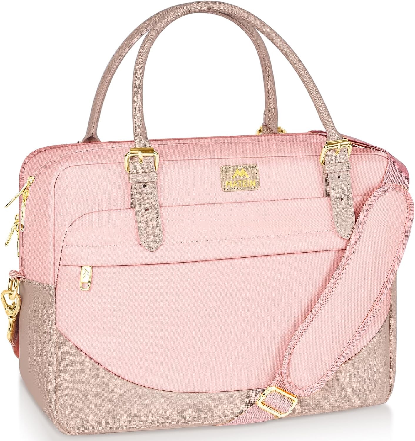 15.6 inch Laptop Bag for Women, Water Resistant Cute Messenger Bag for School Tr