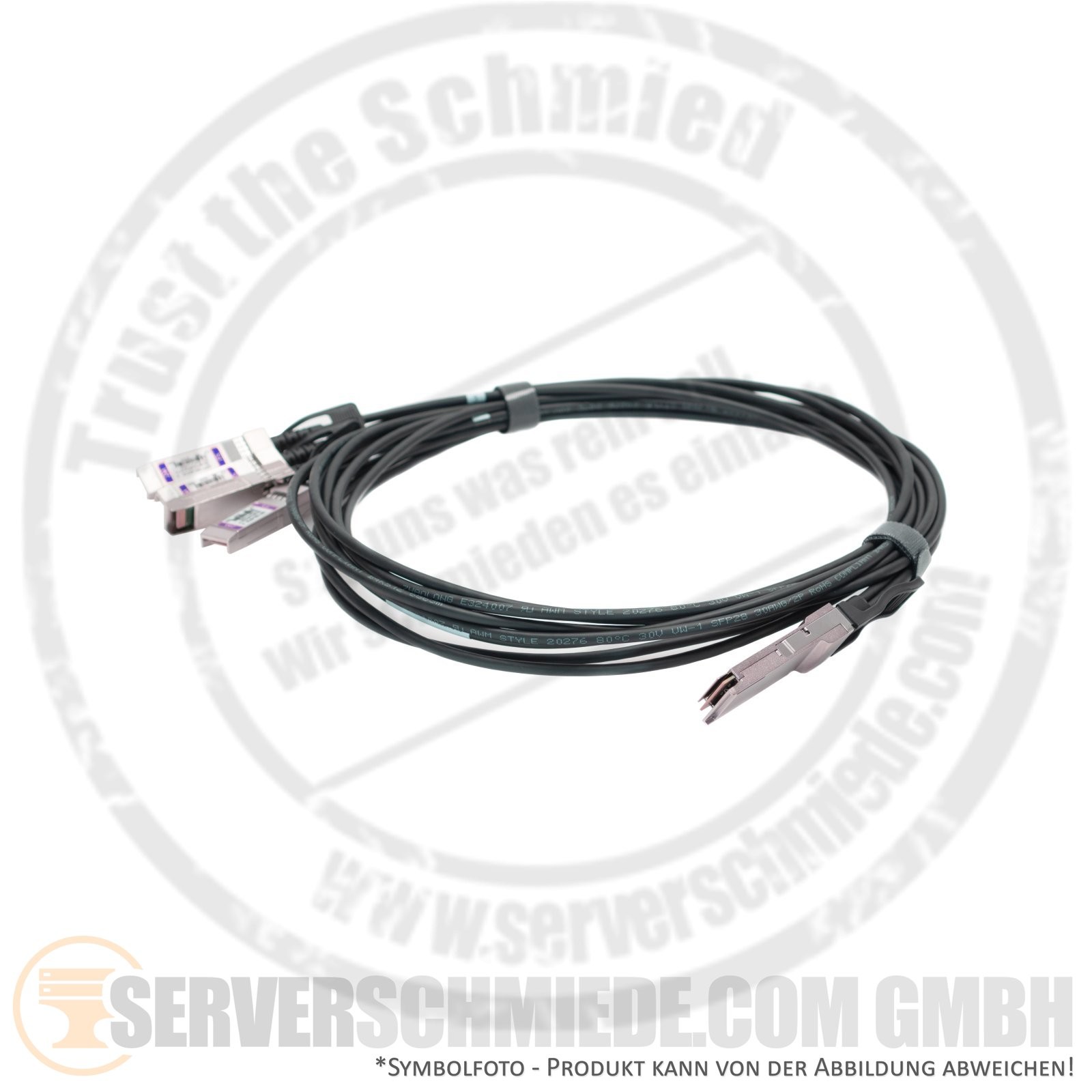 Arista 2m cable DAC copper 100Gb QSFP28 to 4x 25Gb SFP28 CAB-Q-4S-100G-2M Breako