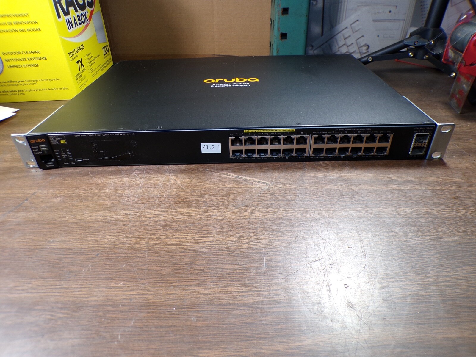 HP Aruba J9854A. 2530-24G-PoE 24 Port Gigabit Ethernet Switch