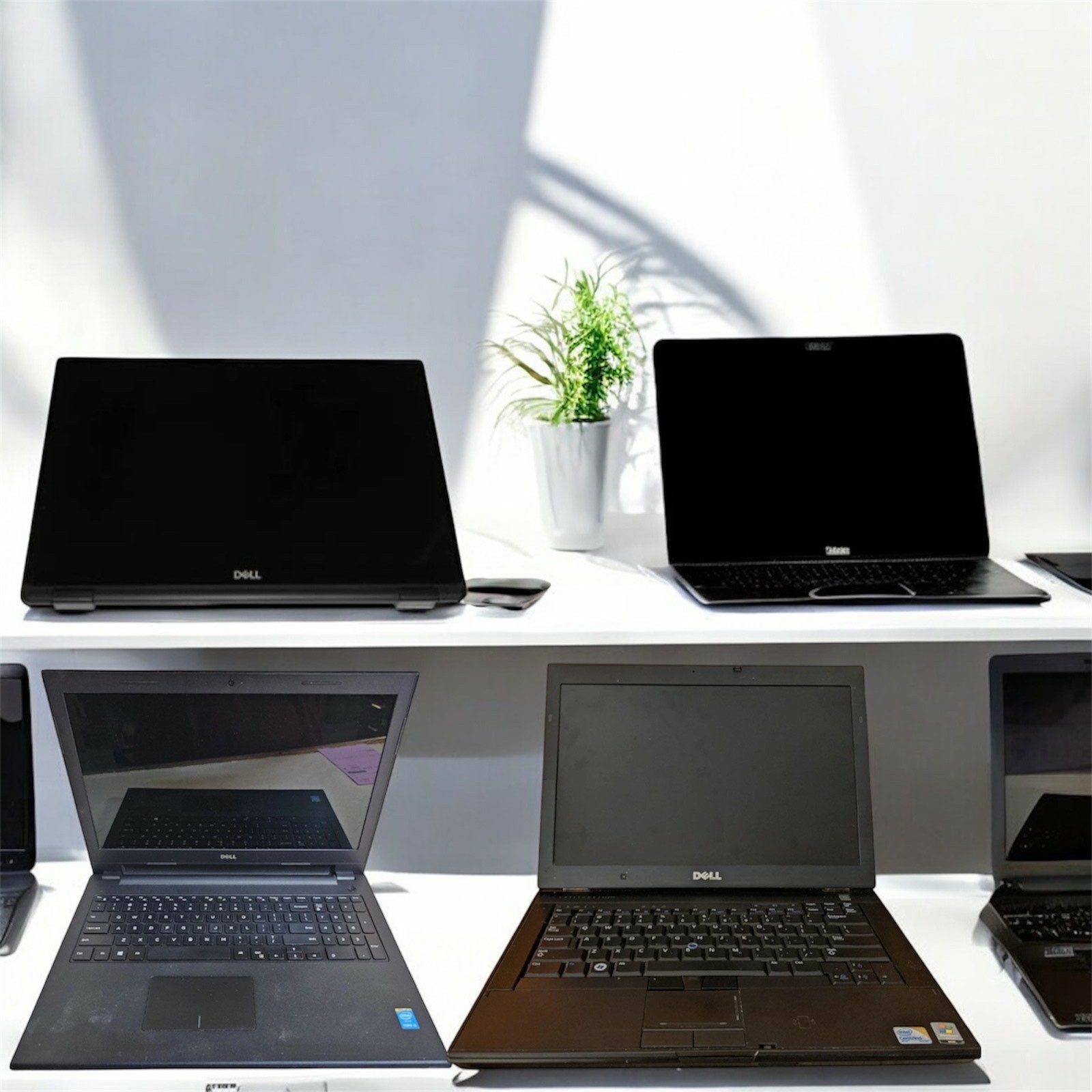 Bulk Laptop Lot (9Units) Dell + HP – For Parts, Repair