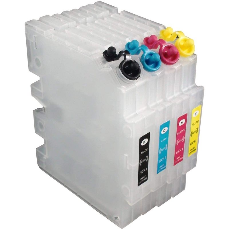 Empty Refillable GC-41 Ink Cartridge SG2100 SG3100 SG3110DN Refill with Dye