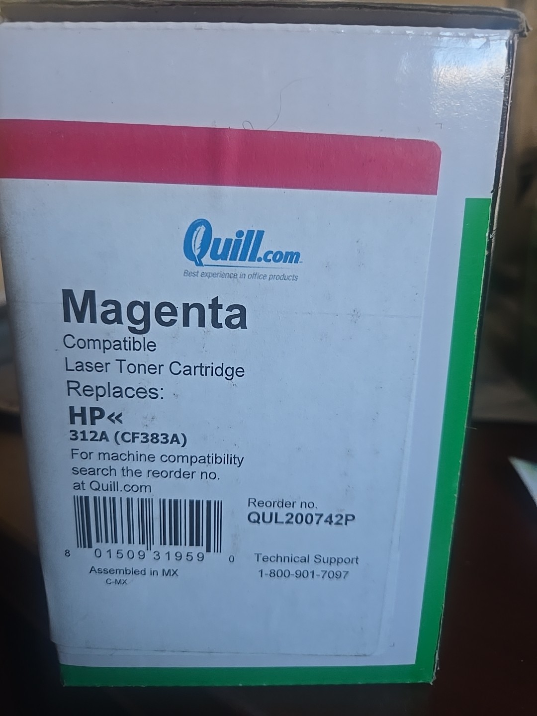 Quill Brand CF383A MAGENTA