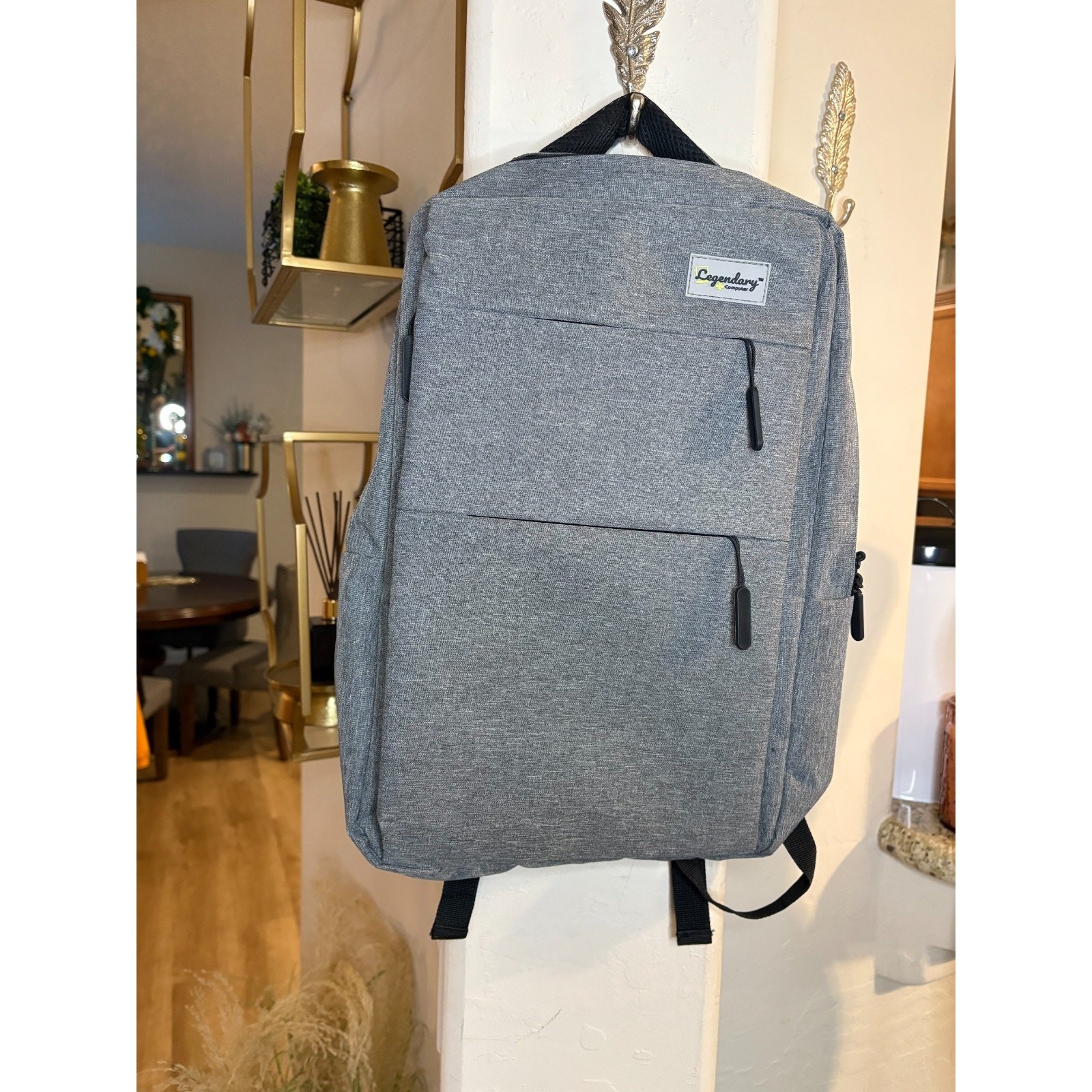 Legendary Computer Backpack, Fits 15.6" or Smaller Laptops, External USB Cable