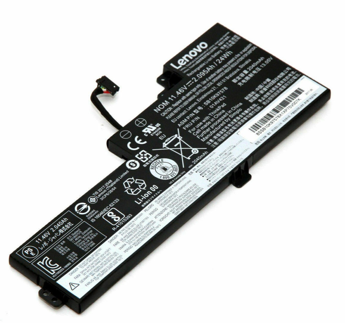 OEM Genuine 24WH 01AV421 01AV489 Internal Battery For Lenovo ThinkPad T470 T480