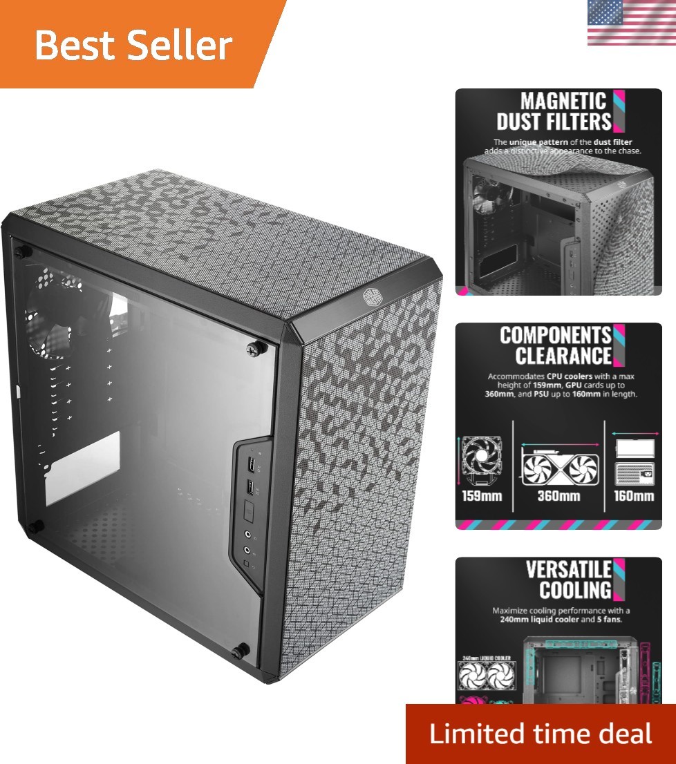 MasterBox Q300L Micro-ATX Tower Black