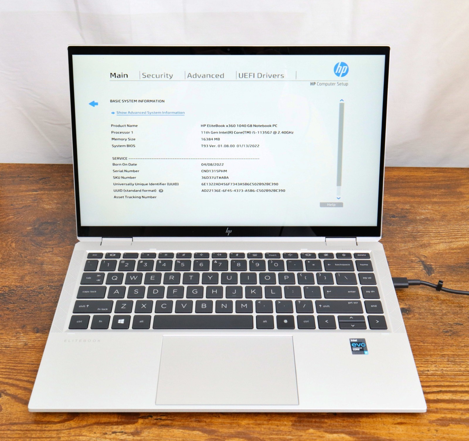 For Parts HP EliteBook x360 1040 G8 i5-1135G7 16GB RAM M46737-601 LA-J443P