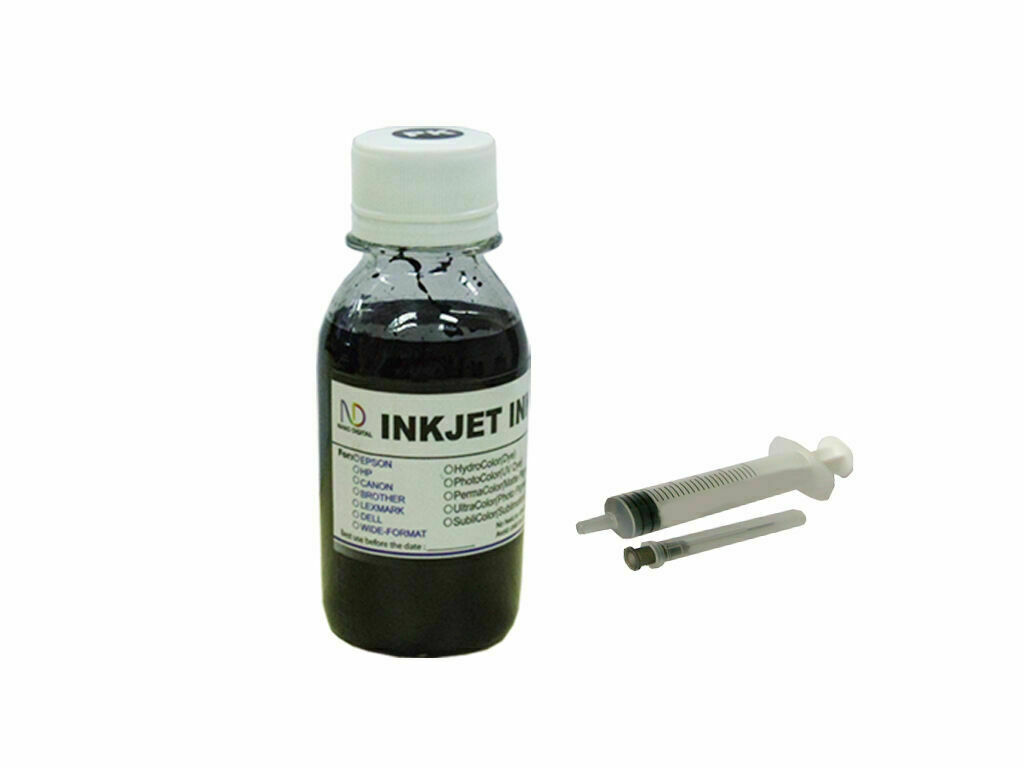 100ml ND® Black Pigmented sublimation Refill Ink for all Piezoelectric Printers