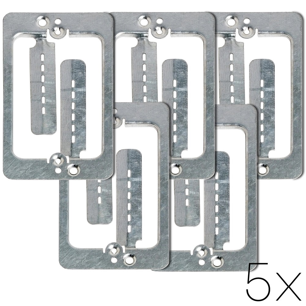 Low Voltage Mounting Bracket Metal Drywall Mount for Single Gang Wall Plates