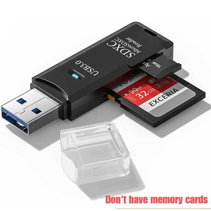 USB3.0 SD Card Reader for PC Micro SD Card to USB Adapter for Camera MemoryC lot