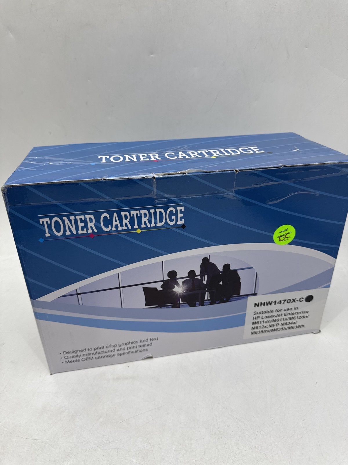 BLACK TONER CARTRIDGE FULLY COMPATIBLE WITH THE HP LASERJET ENTERPRISE M610, -