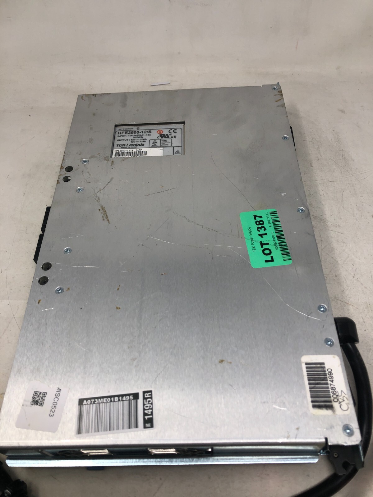 TDK-Lambda HFE2500-12/S HFE2500-Series 12V 200A 2400W Rack Mount Power Supply