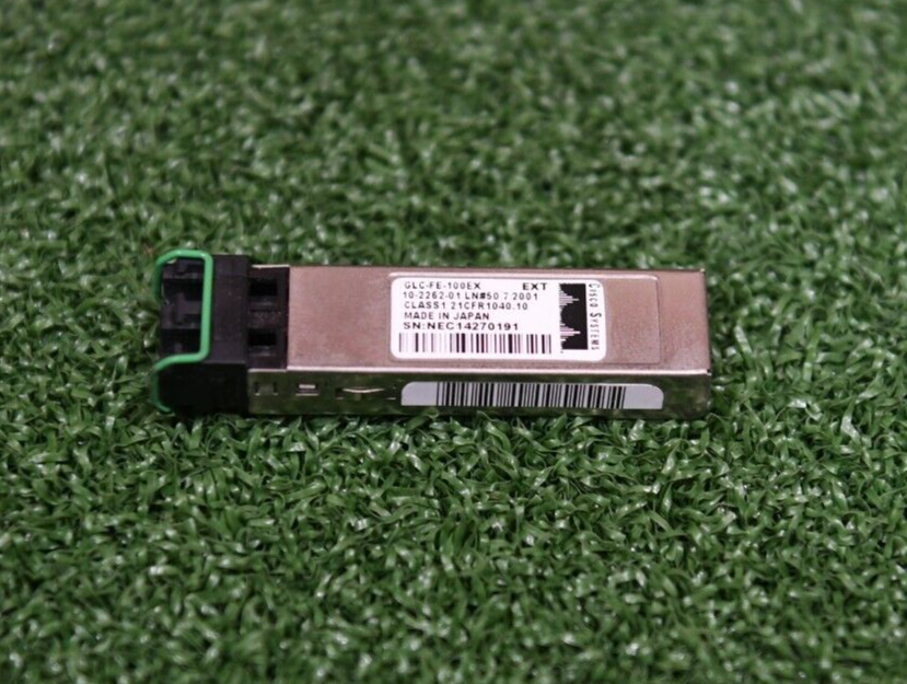 Cisco GLC-FE-100EX 100BASE-EX SFP 130nm 40Km GLC Transceiver Module - 1YrWty 