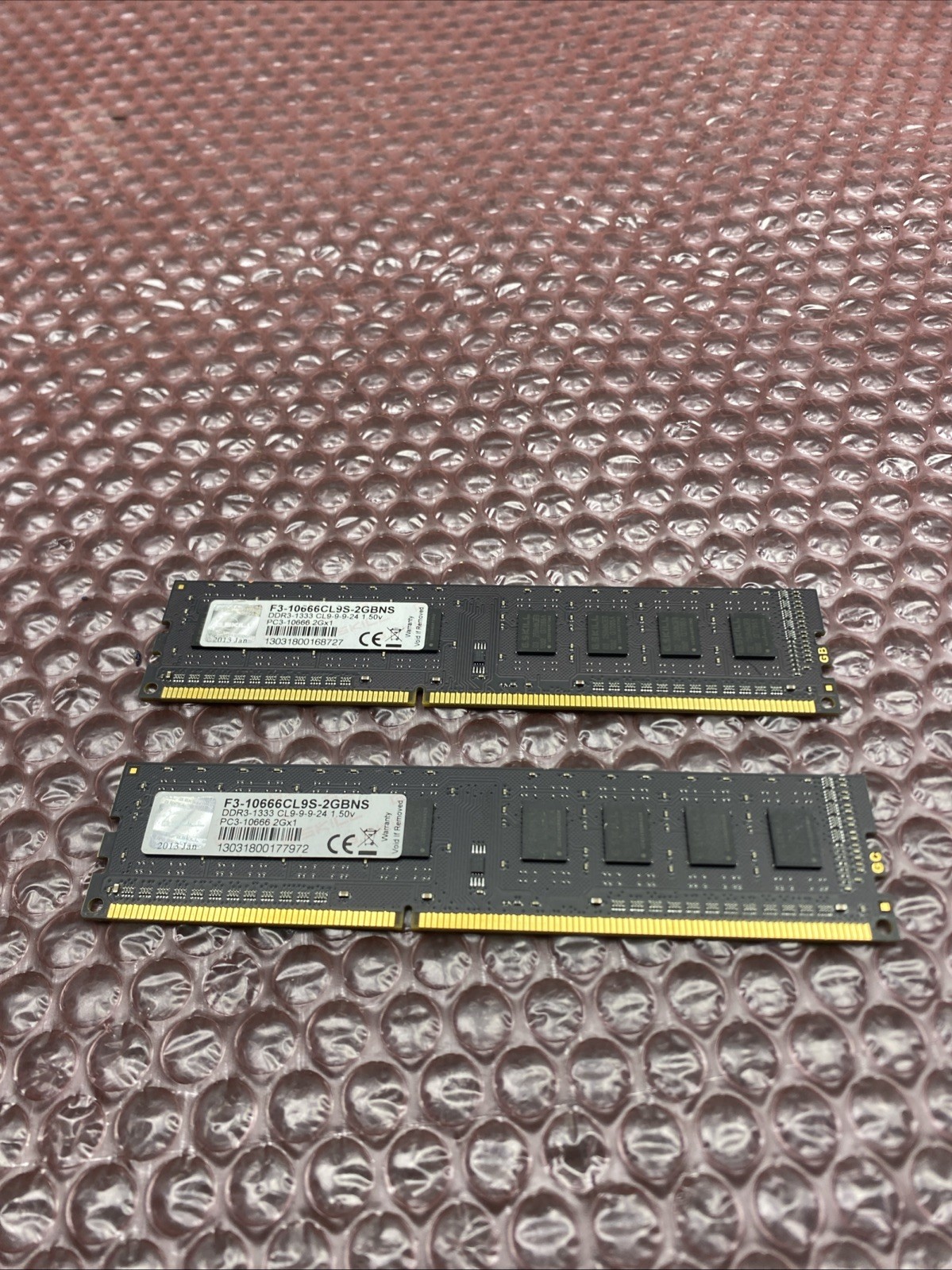 G.SKILL 4GB KIT  (2x2GB) 240-Pin DDR3 SDRAM DDR3 1333 (PC3 10666) Memory