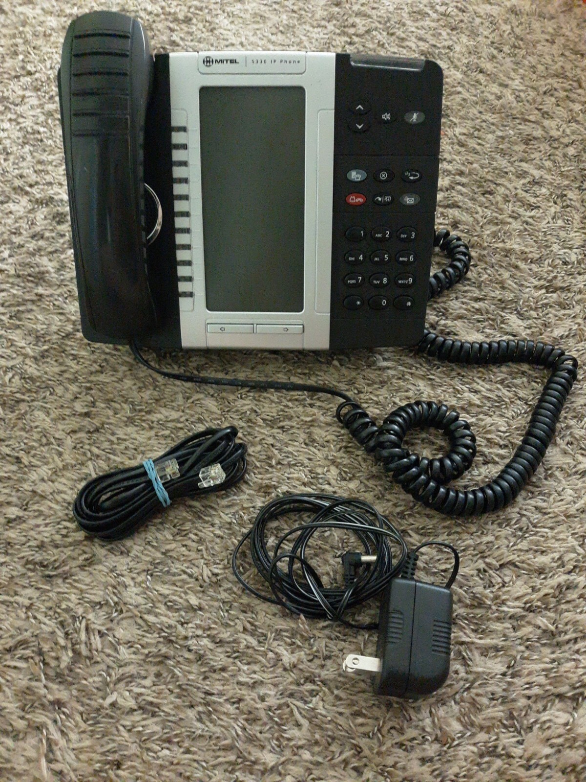 Mitel 5330 IP VoIP Black Display Phone 50005804