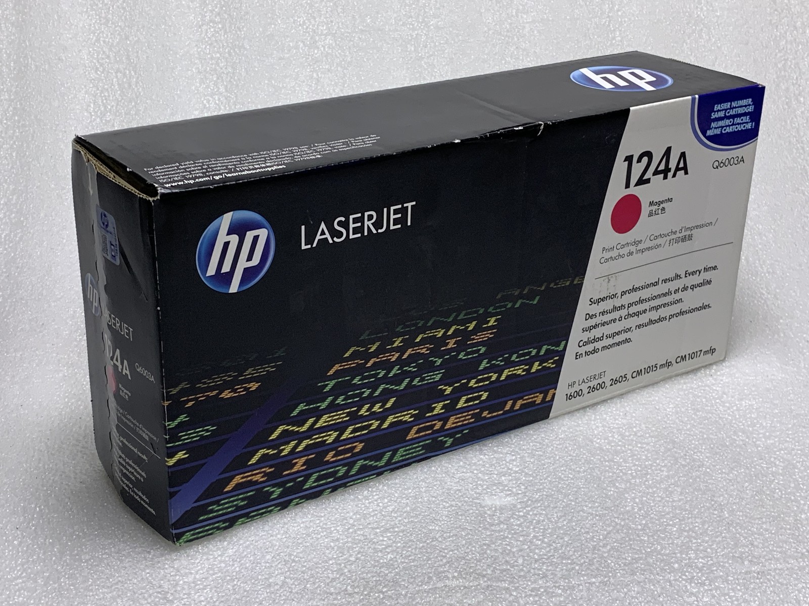 HP Q6003A Magenta Toner Cartridge LaserJet 1600 2600n - New Sealed Box Genuine