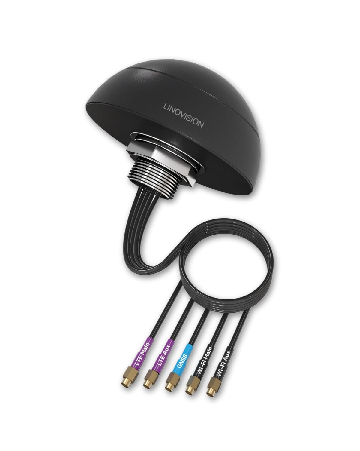 4G LTE MIMO Combo 5-in-1 Antenna, 2X 4G LTE, 1x GNSS, 2X Wi-Fi, Outdoor Roof ...