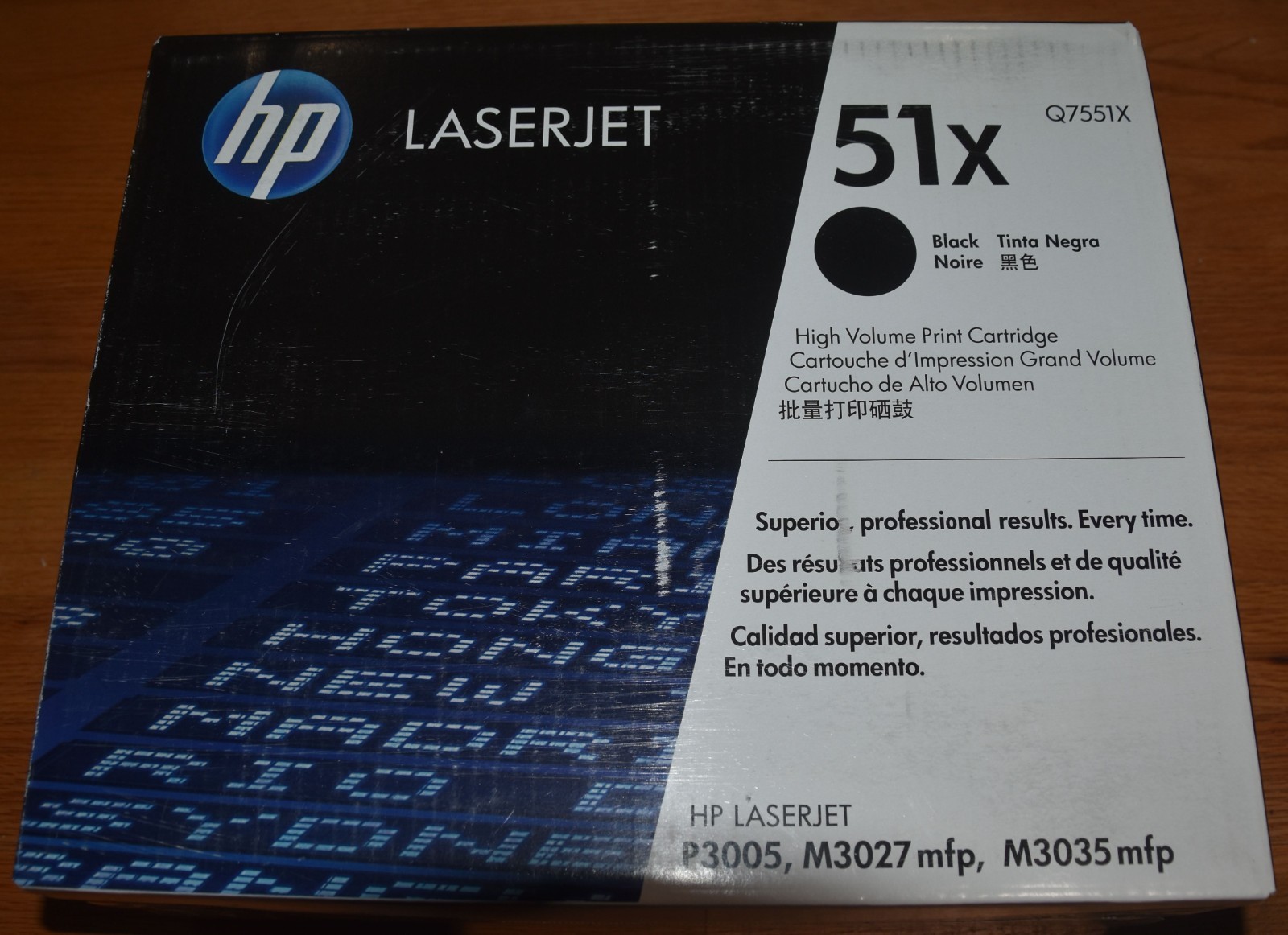 Genuine OEM HP LaserJet 51X Q7551X Black Toner Cartridge NEW & Sealed