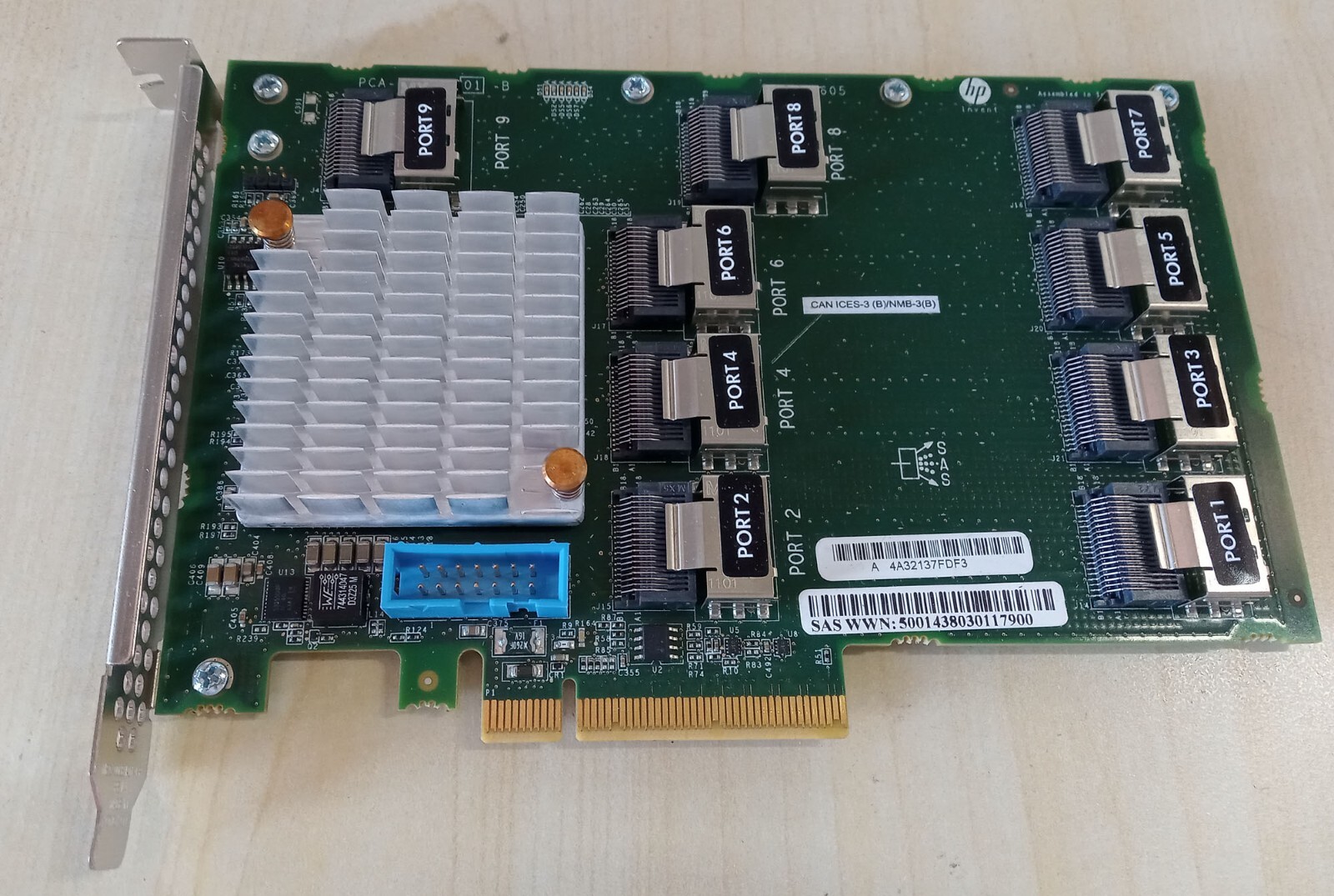 HP 761879-001  AEC-83605  12Gb/s  36-Port SAS EXPANDER  PCIe 3.0 x8 Adapter