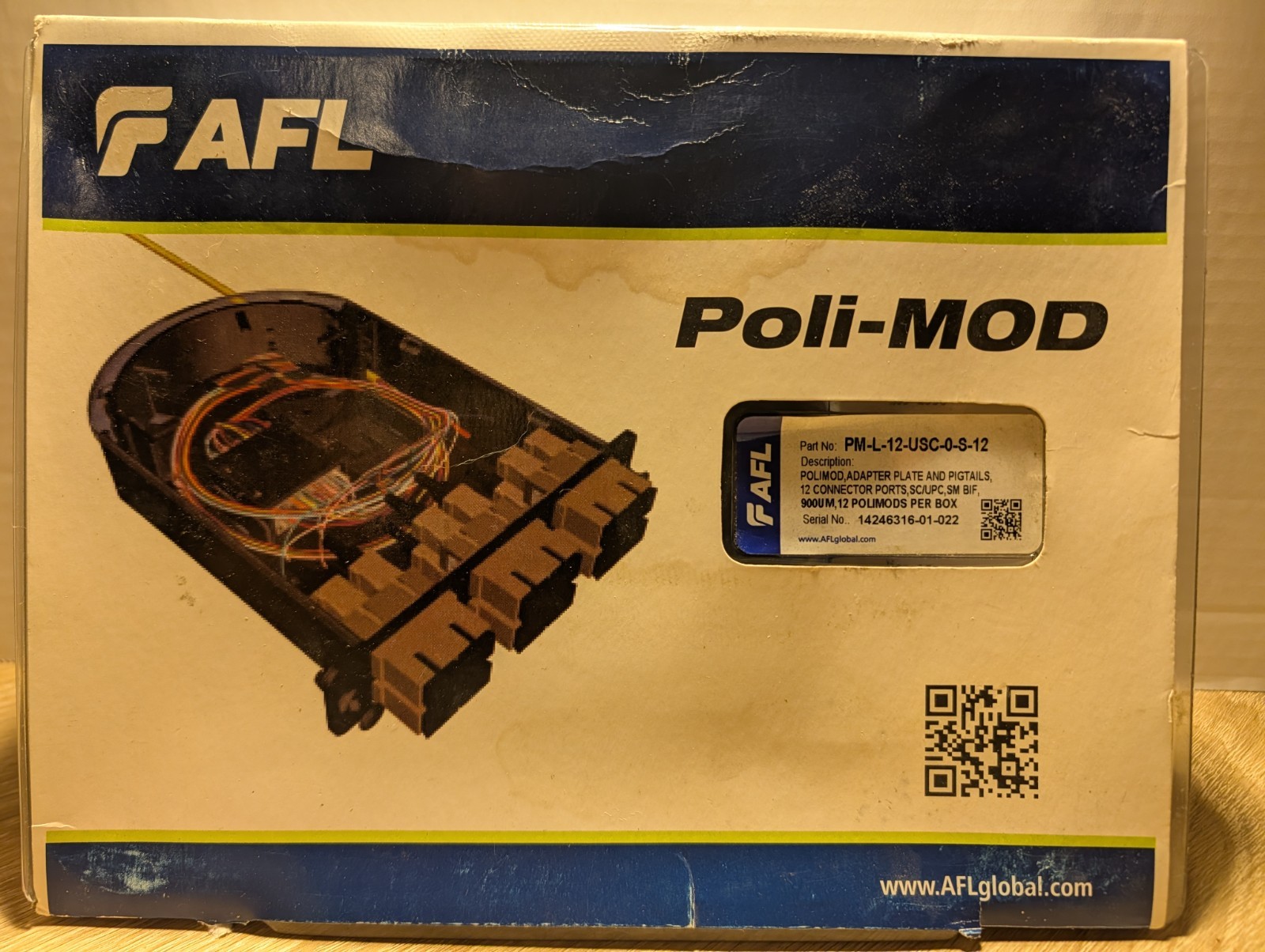 AFL Poly-MOD fiber optic patch and splice kit