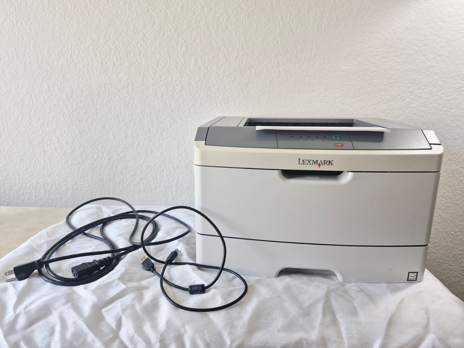 Serviced Lexmark E260d Workgroup Laser Printer 4513 New Toner Fully Functional