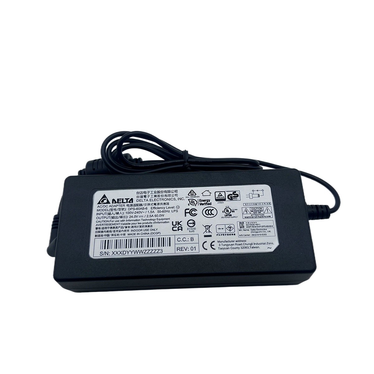 Genuine Delta 180W 120W 60W AC Adapter Charger 5.5*2.5mm Tip Power Supply