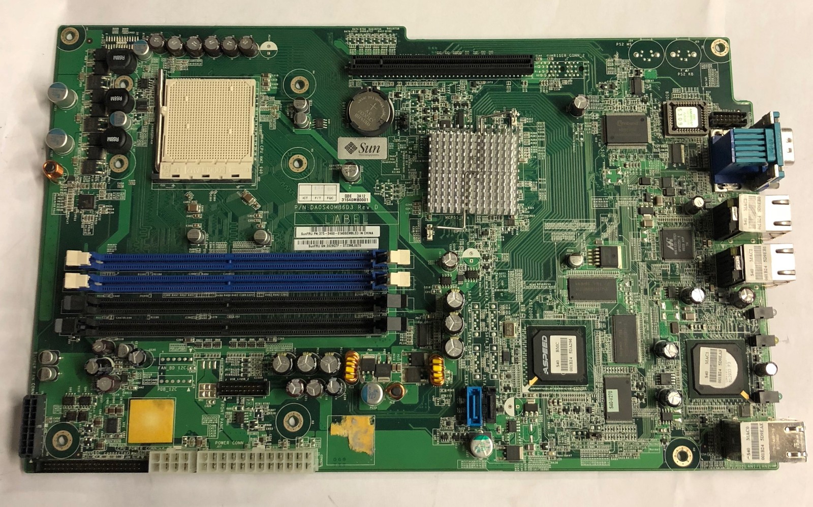 Sun Microsystems DA0S40MB6D3 Server Motherboard- 375-3460-01