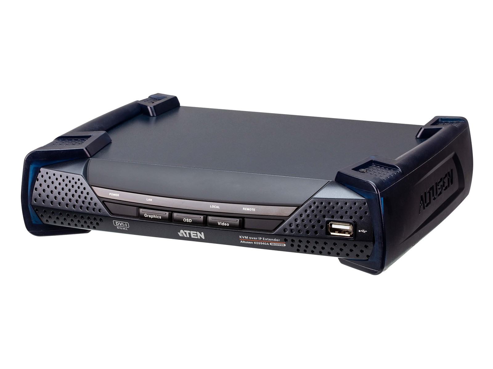 KE6940AR DVI-I Dual Display KVM over IP Receiver