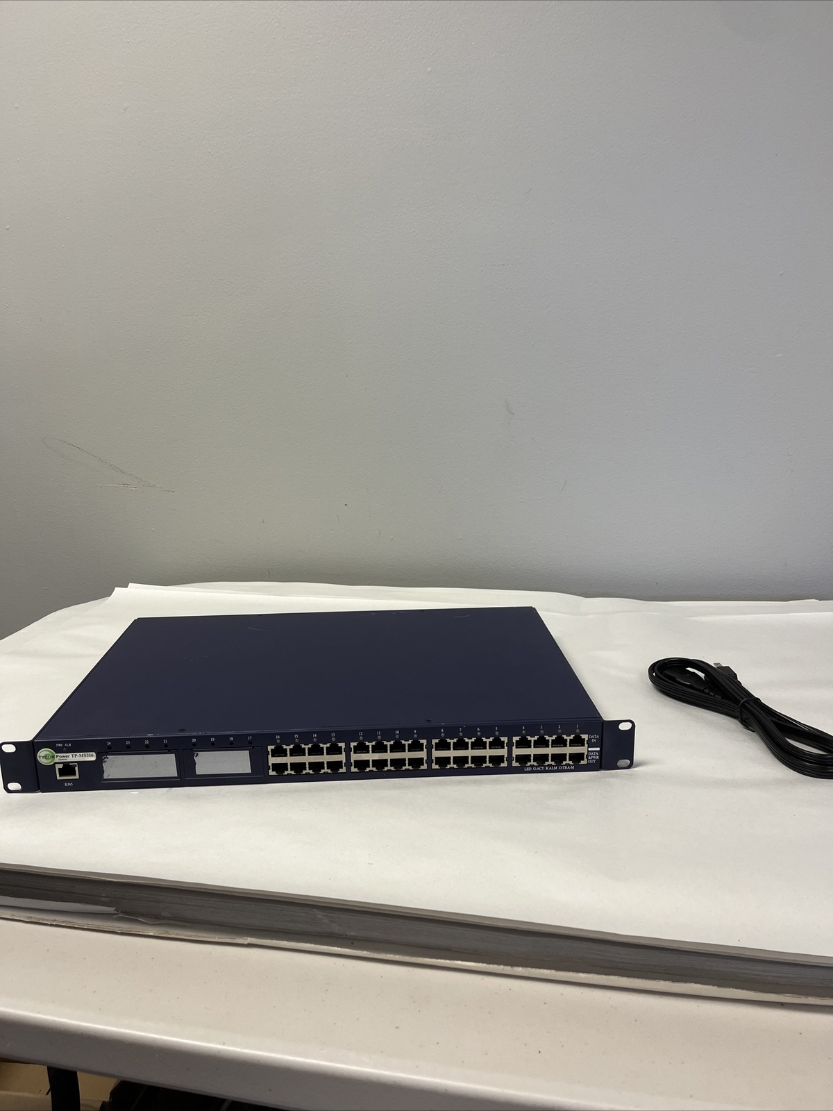 Tycon Power TP-MS616 16 Port 802.3at/Passive Gigabit PoE Midspan