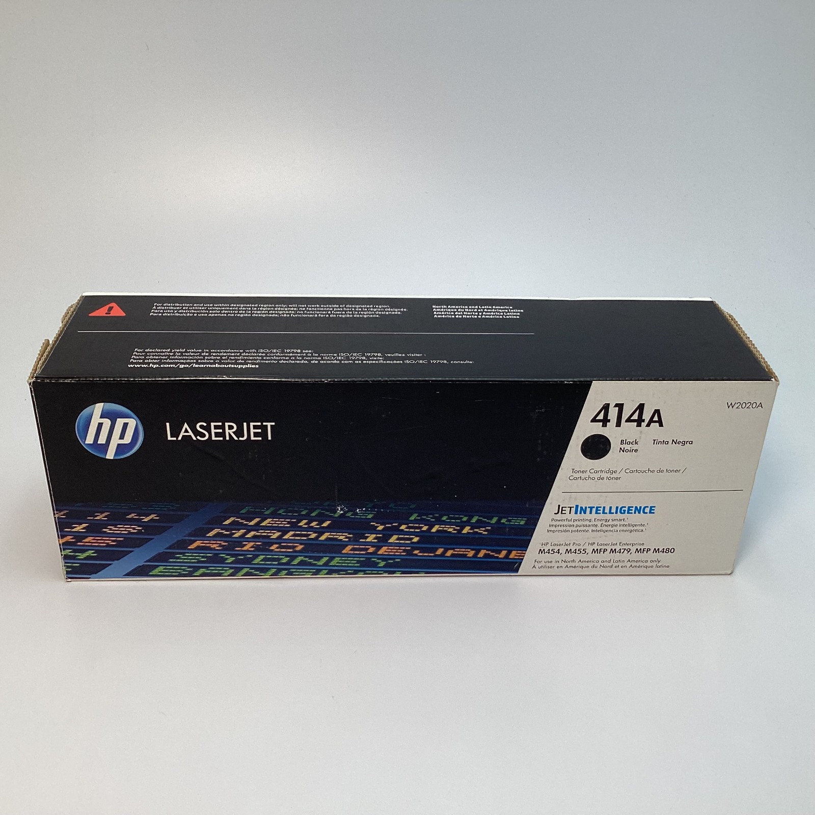 HP 414A Black LaserJet Toner Cartridge W2020A Exp 05/2023 Genuine HP Toner - New