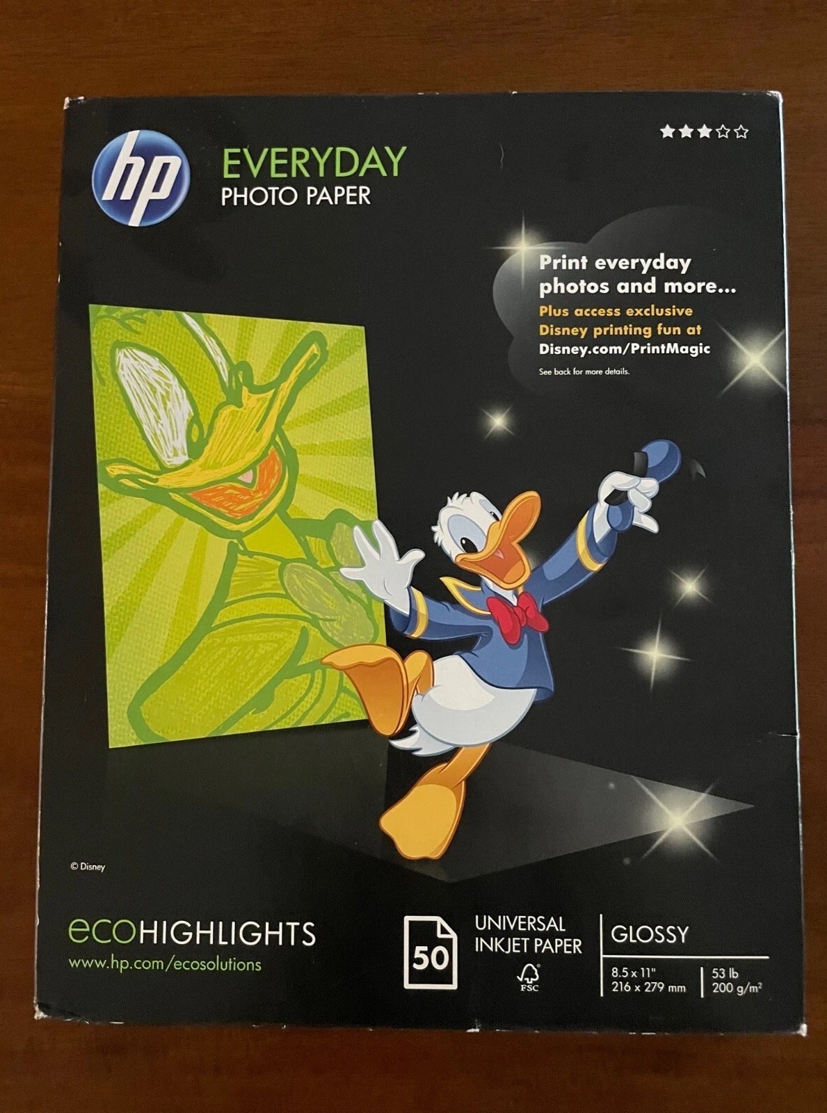 HP Disney Everyday Universal inkjet Glossy Photo Paper ECO Highlights Mickey