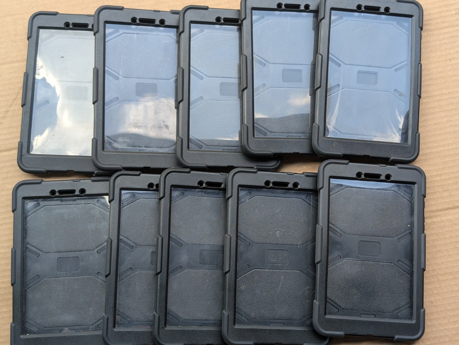 Lot 10x Samsung Galaxy Tab A 8.0 SM-T290 Rugged Heavy Duty Cases Built-In Screen