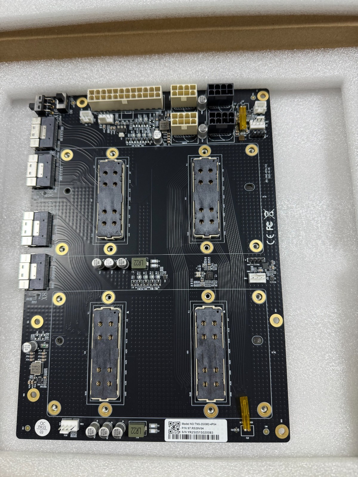 1PCS Nvidia v100 sxm2 300G NVlink interconnect Dual card sxm2 adapter board-