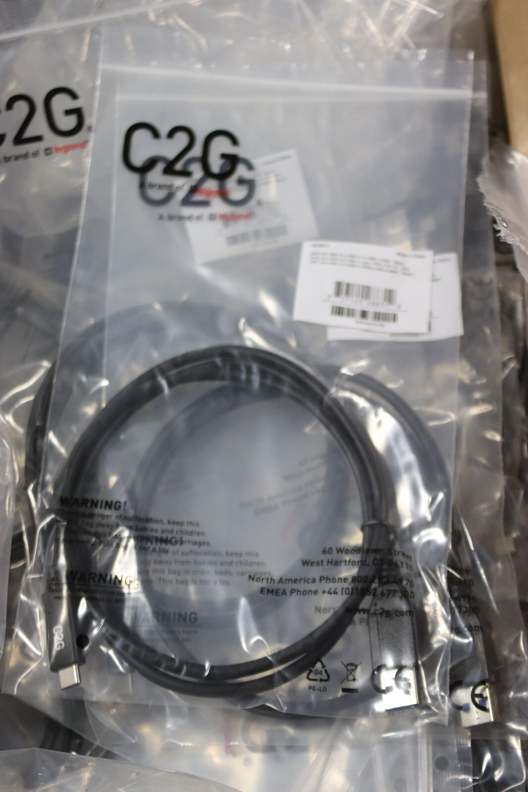 LOT OF 190 - C2G Legrand HDMI to DVI-D Digital Video Cable 6.6 feet 42516 NEW