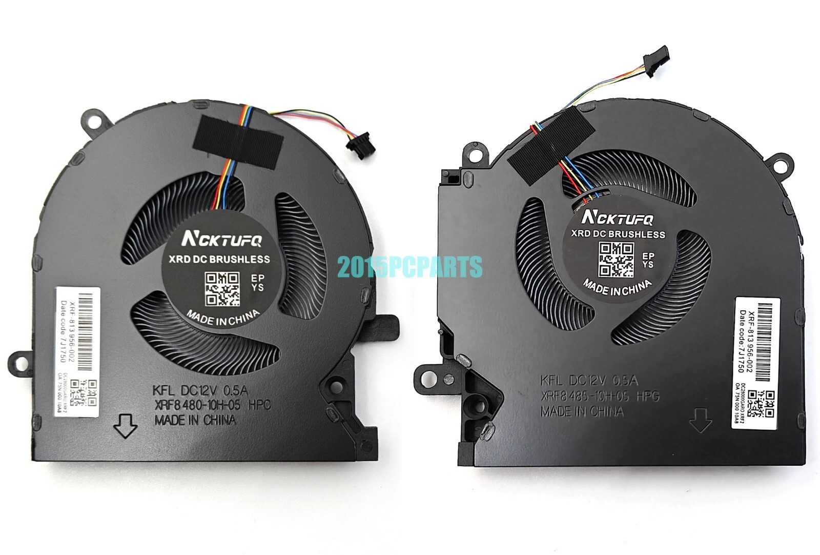 NEW HP OMEN 15-EK 15-EK0019NR 15-EN 15-EN0013DX 15-EN0023DX CPU & GPU Fans 12V