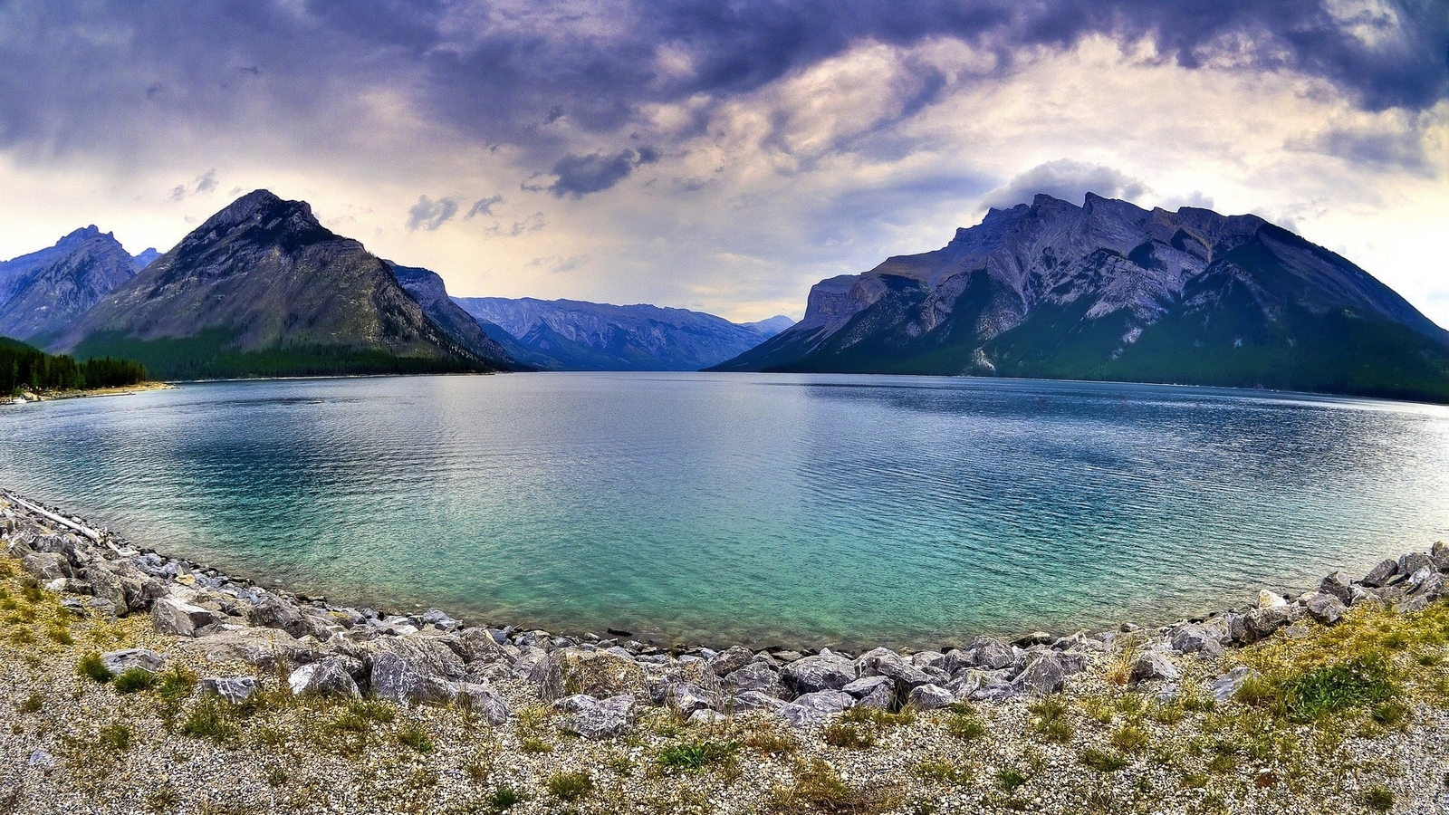Landscape nature lake mountains Custom Gaming Mat Desk